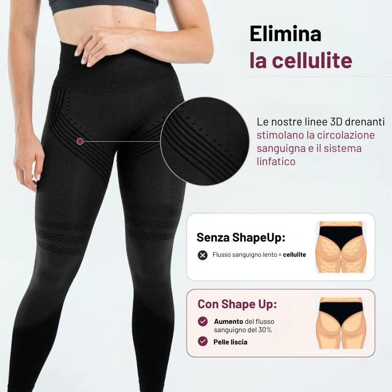 Leggings 3D Anticellulite - Ridefinisci la tua silhouette senza sforzo