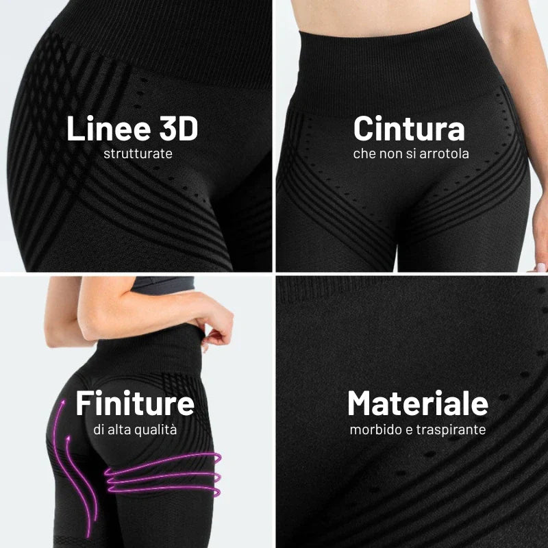 Leggings 3D Anticellulite - Ridefinisci la tua silhouette senza sforzo