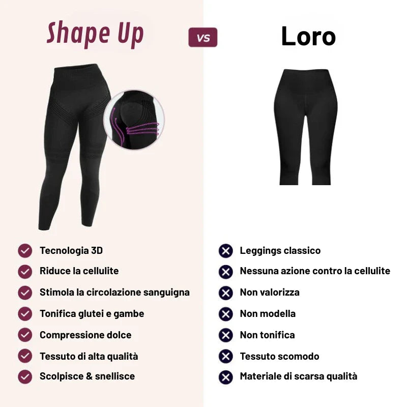 Leggings 3D Anticellulite - Ridefinisci la tua silhouette senza sforzo